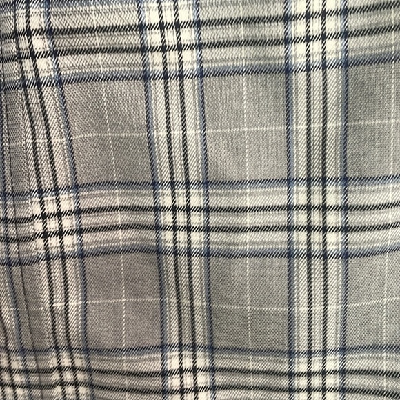 NWT gray plaid miniskirt size L - Picture 4 of 6